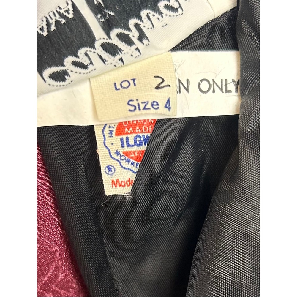 VTG Cattiva Maya Jornot 80s Black Bow Cocktail Dress 4 Hollywood Glam Prom Party - Picture 7 of 16